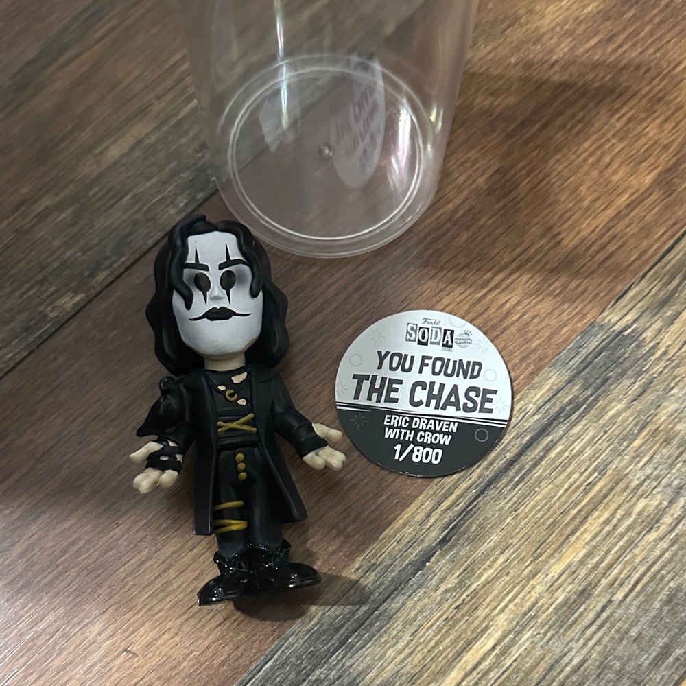 Funko Soda Eric Draven Chase Figure - Black, White & Yellow Accents